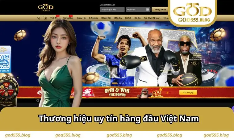 GOD55 1 Thương hiệu uy tín ở Việt Nam
